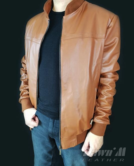 мъжко кожено яке - 7