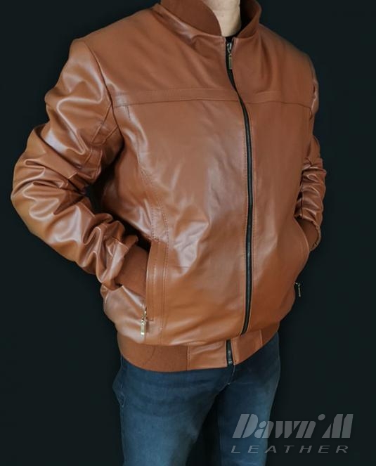 мъжко кожено яке - 8