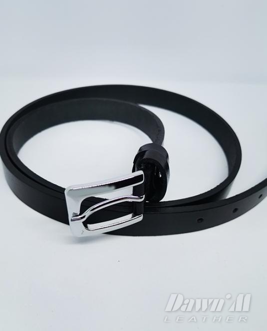 Дамски кожен колан в черно