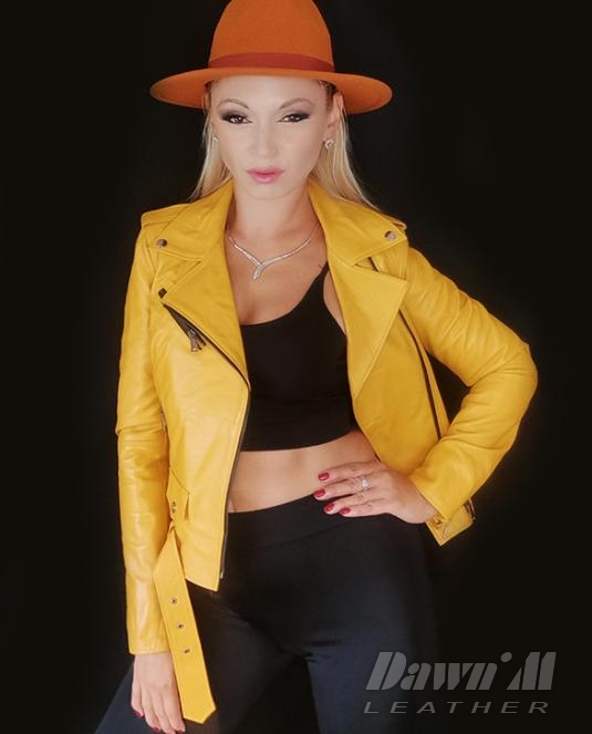 дамско кожено яке - 2