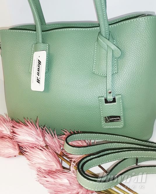 Дамска кожена чанта