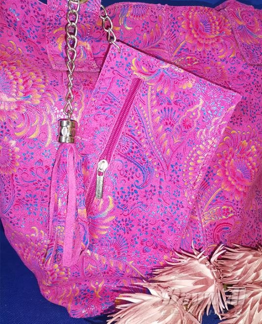 дамска кожена чанта - 4