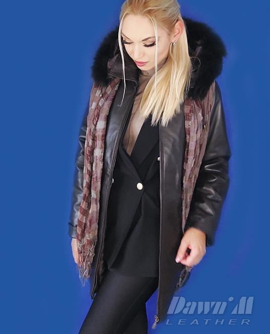 дамско кожено яке - 2