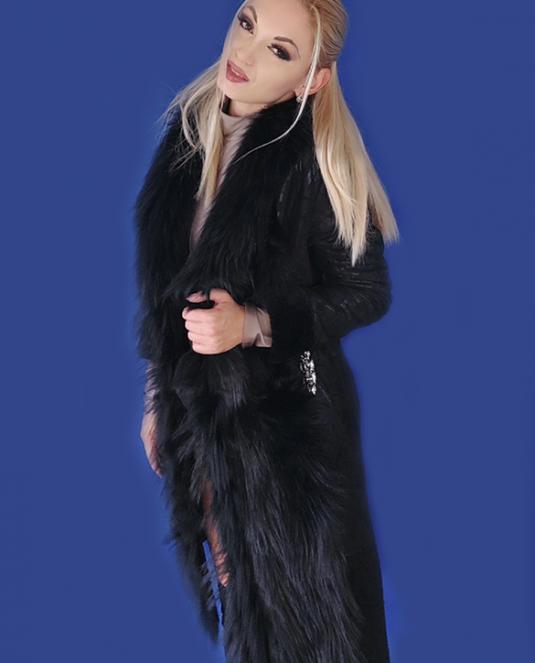 дамски кожух естествена кожа - 1