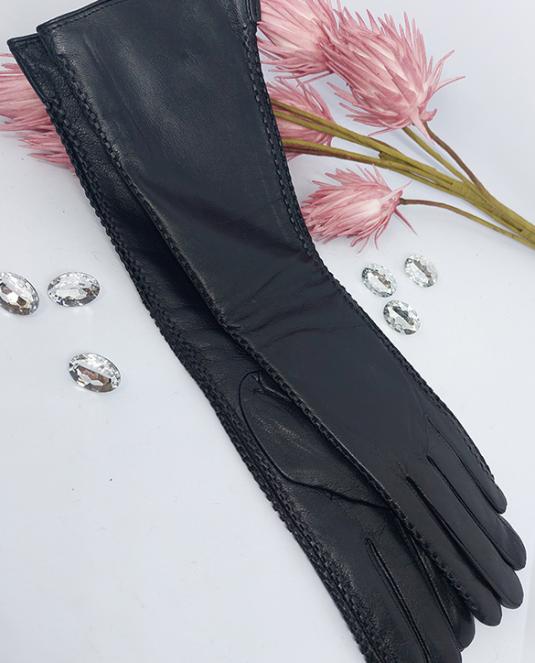 дамски кожени ръкавици - 1