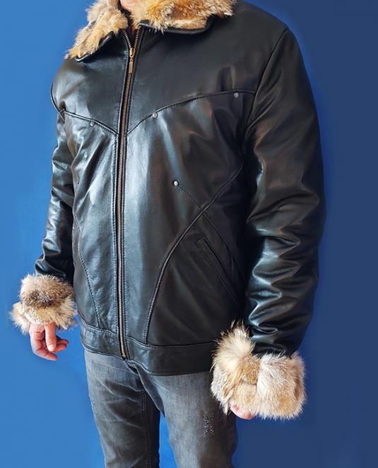 мъжко кожено яке - 5