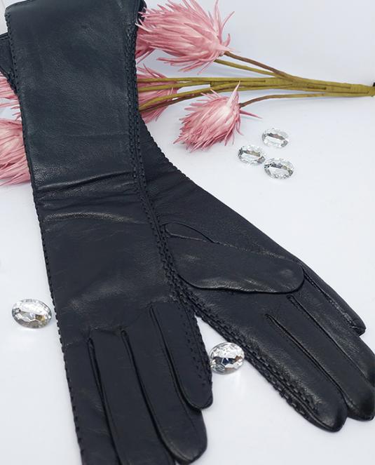 дамски кожени ръкавици - 5