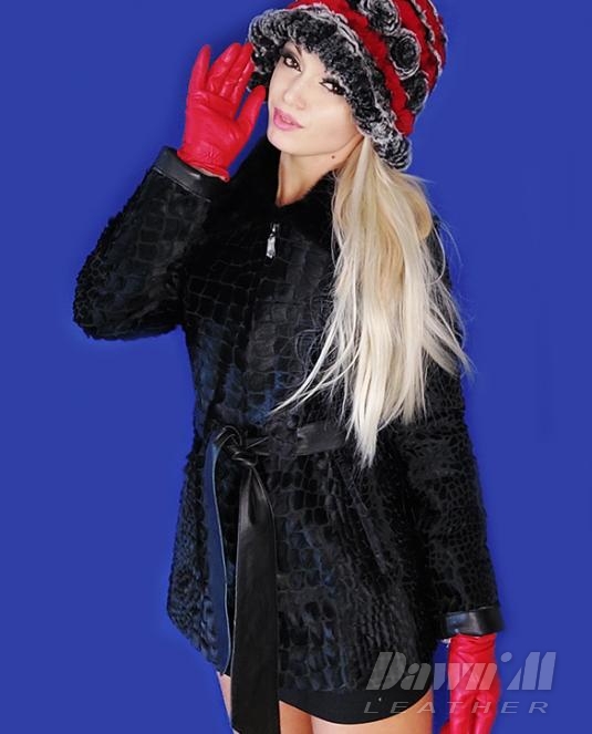 дамско кожено яке - 1