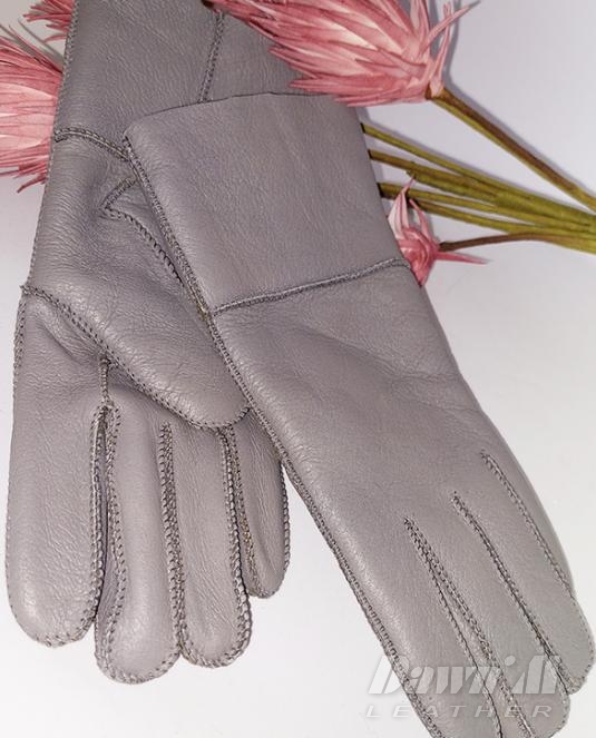 дамски кожени ръкавици - 2