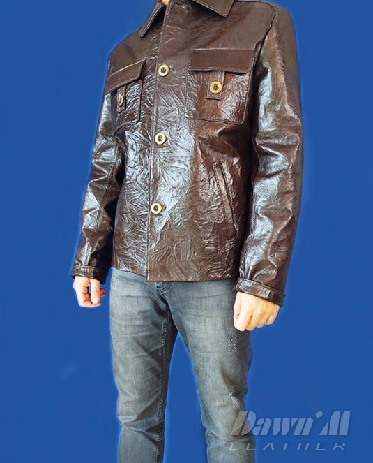 мъжко кожено сако - 2