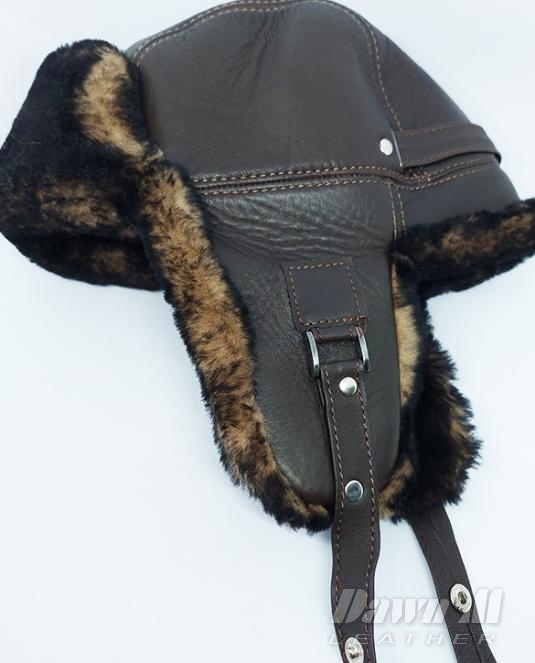 мъжка кожена шапка - 1