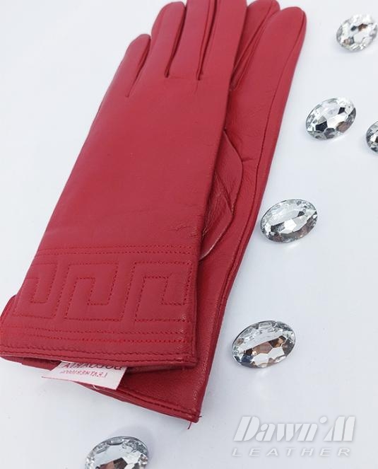 дамски кожени ръкавици - 7