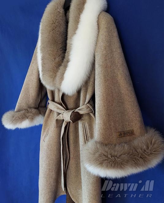 дамско кожено палто - 17