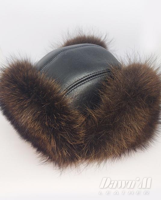 мъжка кожена шапка - 4