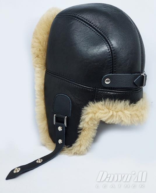 мъжка кожена шапка - 4