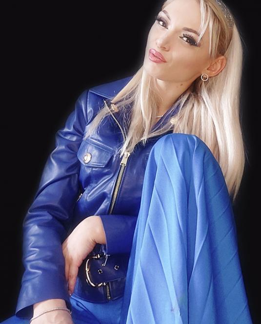 дамско кожено яке - 19