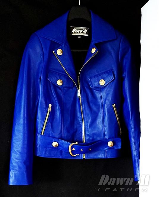 дамско кожено яке - 4