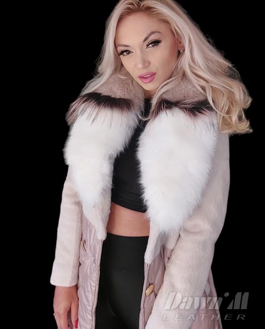 дамско кожено палто - 3