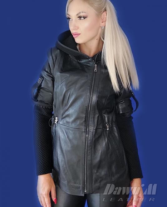 дамско кожено яке - 2
