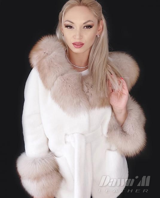 дамско кожено палто - 2