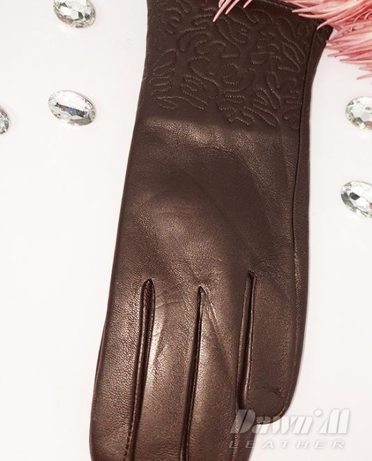 дамски кожени ръкавици - 1