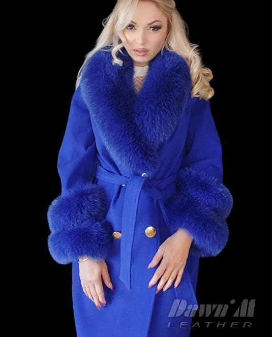 дамско палто от кашмир - 19