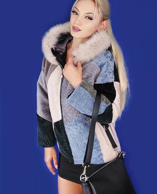 дамски кожух естествена кожа - 5