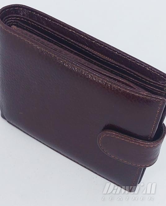 Мъжко кожено портмоне в кафяво