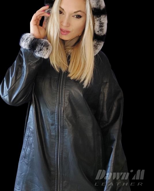 дамско кожено яке - 1