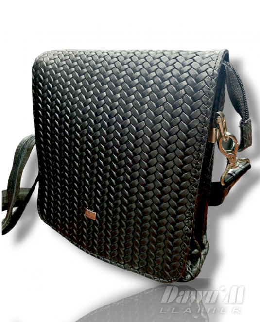 Луксозна мъжка кожена чанта