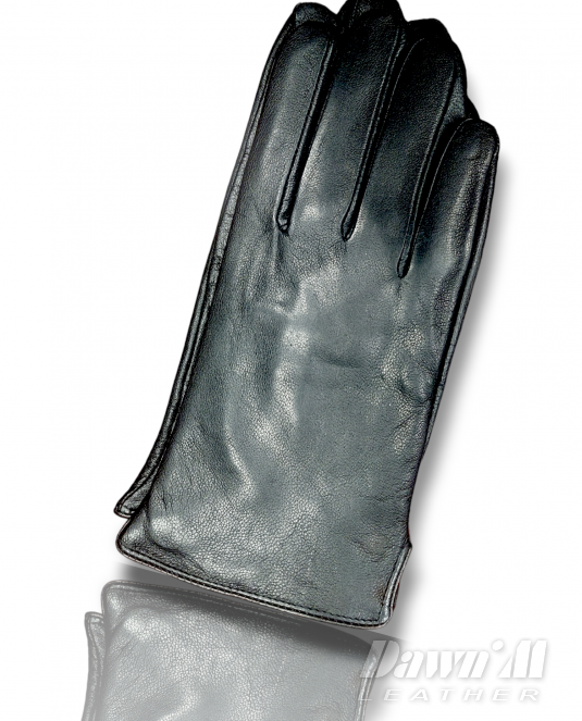 Мъжки кожени ръкавици агнешка кожа - изчистени - 1