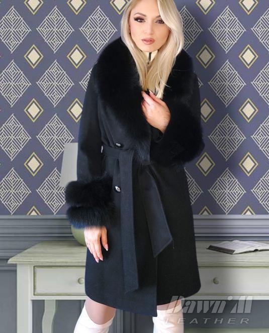 дамско кожено палто - 2