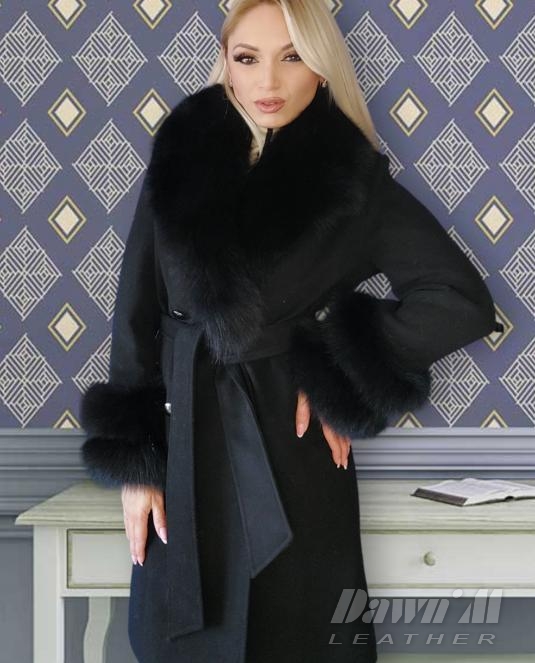 дамско кожено палто - 6