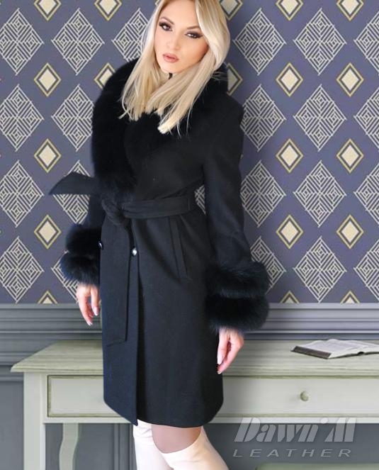 дамско кожено палто - 1