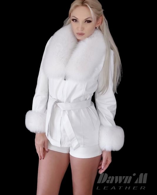 дамско кожено яке - 10