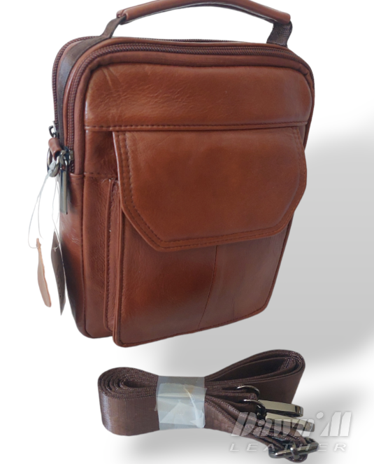 Мъжка кожена чанта