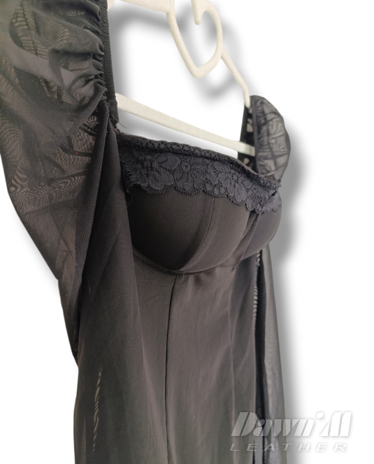 дълга черна рокля - 11