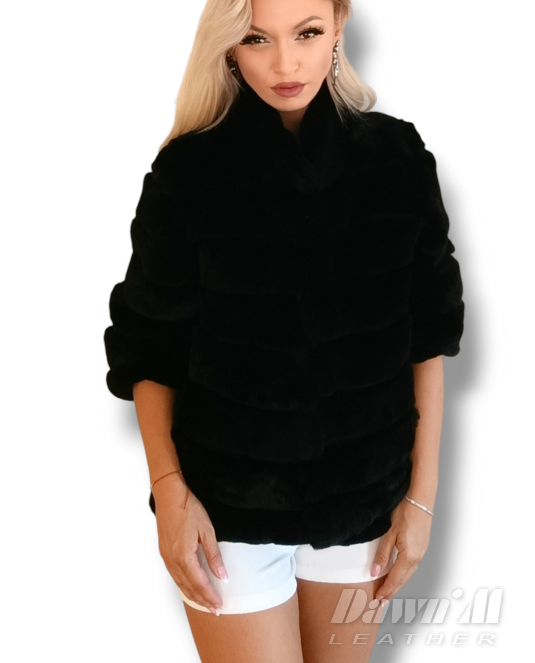 дамско палто чинчила - 8