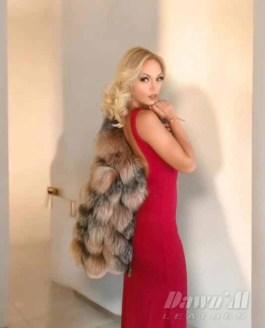 дълга червена рокля - 5