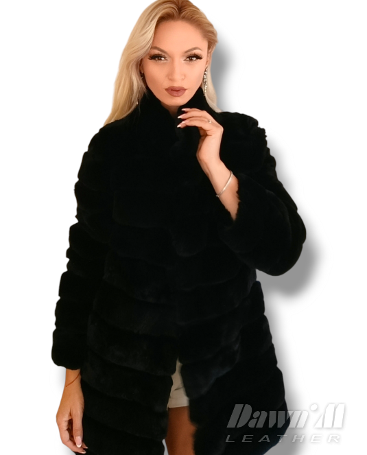 дамско палто чинчила - 4