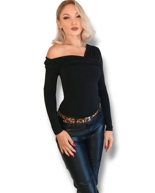 Дамски кожен панталон