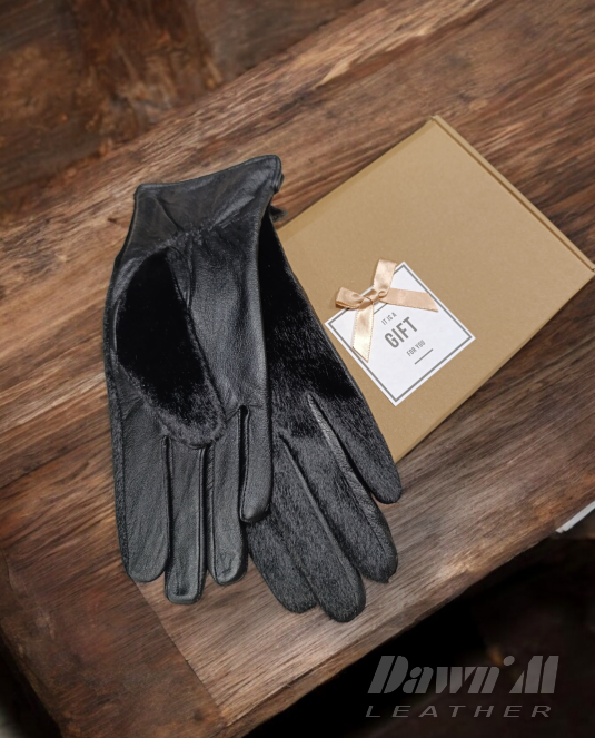 Дамски кожени ръкавици - - 1