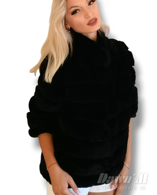 дамско палто чинчила - 9