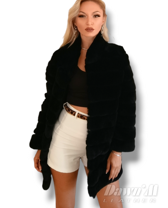 дамско палто чинчила - 5