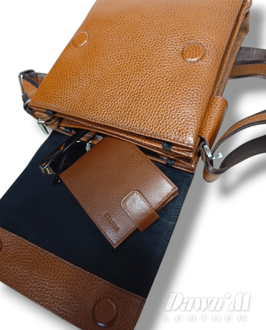 мъжка кожена чанта - 7