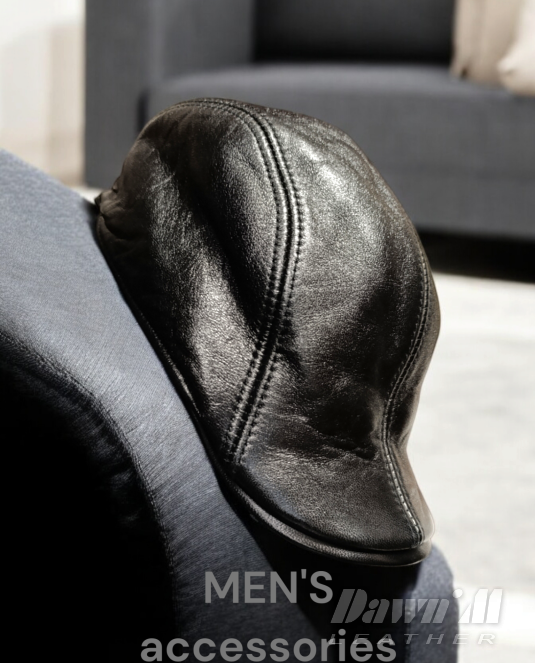 Мъжки кожен каскет