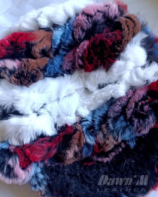 Дамска кожена шапка чинчила - 6