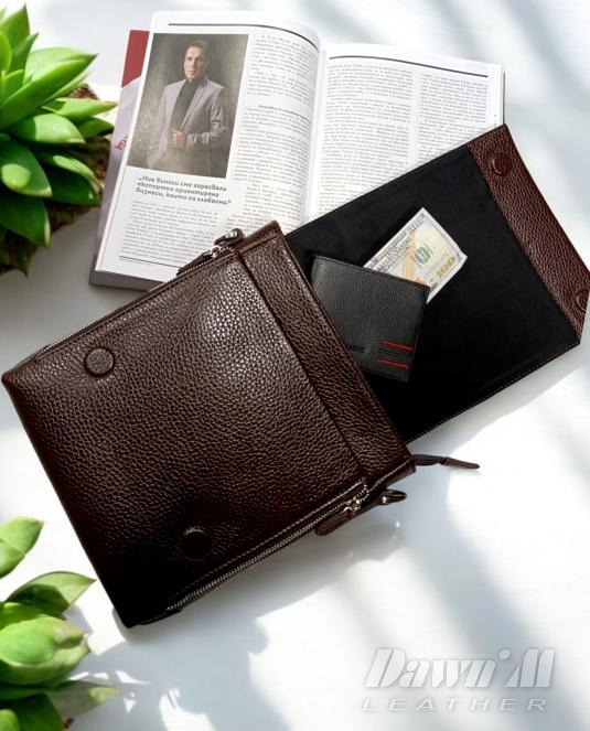 мъжка кожена чанта - 3