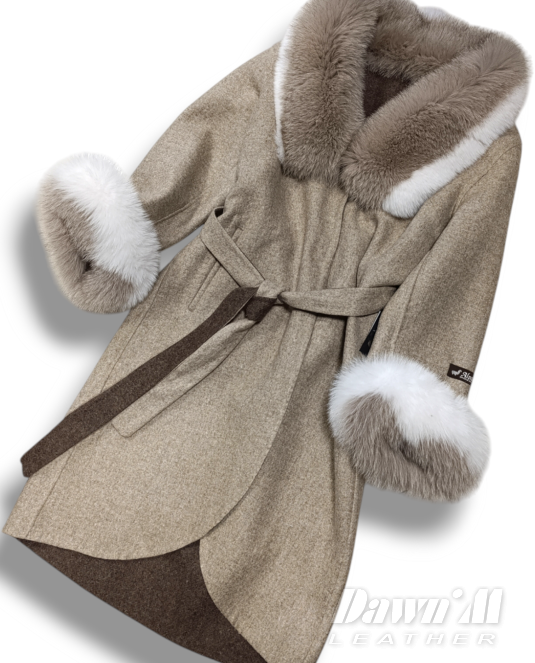 дамско кожено палто - 1