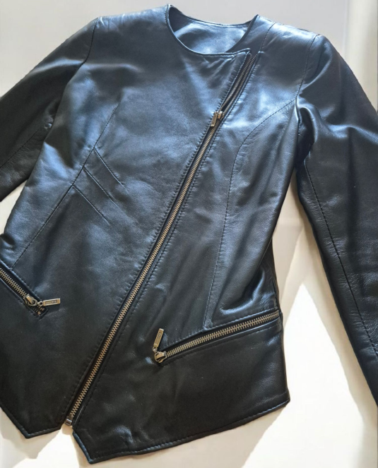 дамско кожено яке - 8